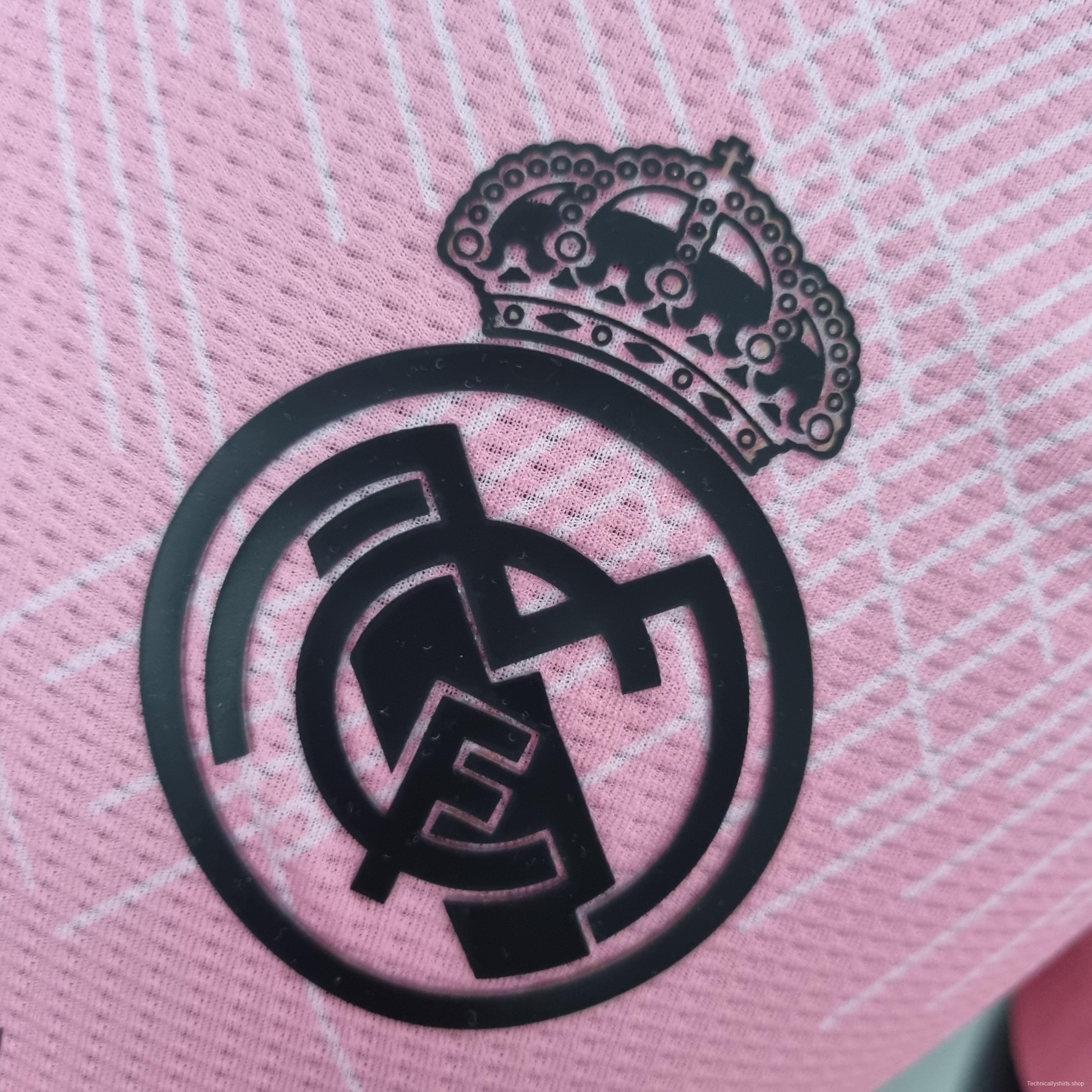 2022 player version Real Madrid Y3 Edition Pink Soccer Jersey