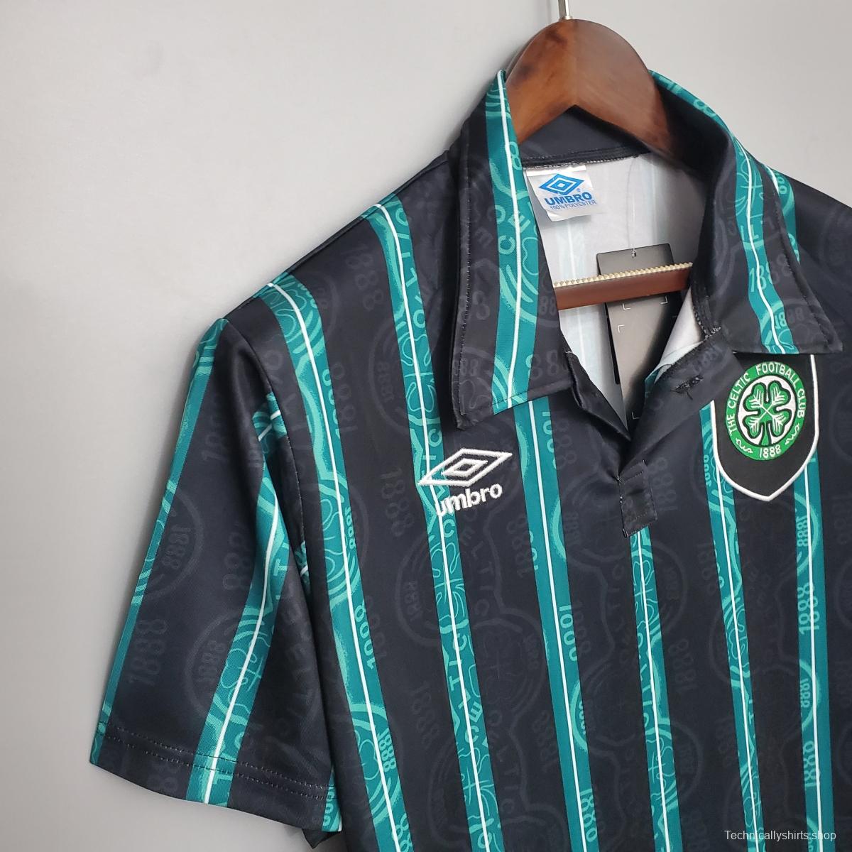 Retro Celtics 92/93 away Soccer Jersey