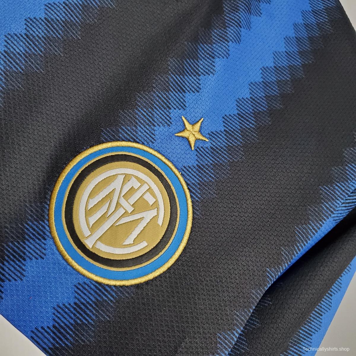 Retro long-sleeved 10/11 Inter Milan home Soccer Jersey