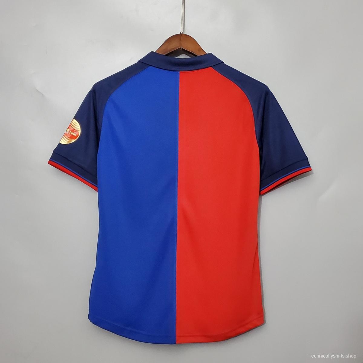 Retro Barcelona 100th Anniversary version home Soccer Jersey