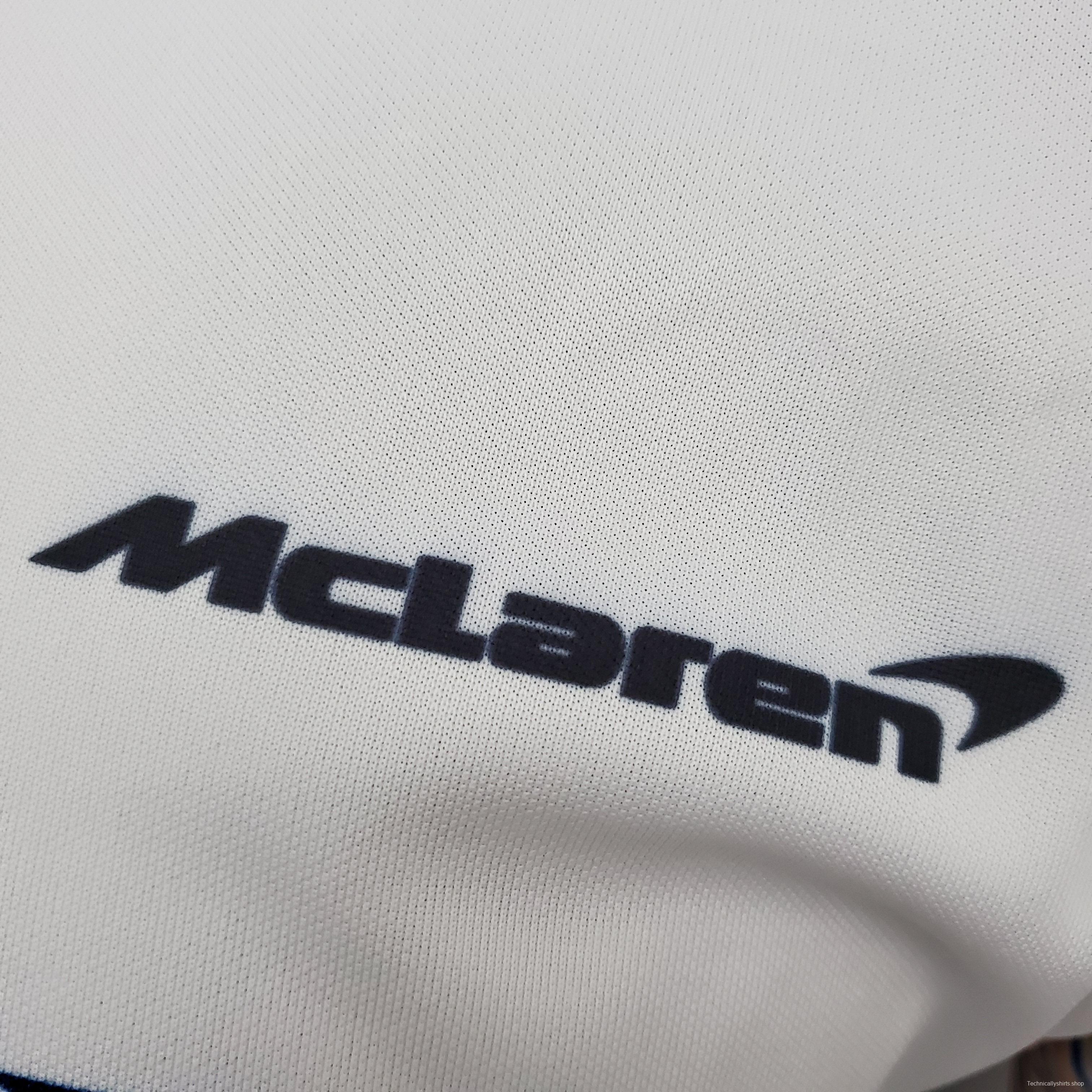 F1 McLaren White POLO S-5XL