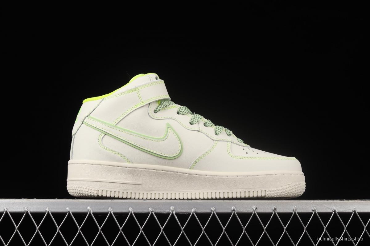 NIKE Air Force 1x 07 Mid 3M reflective Air Force casual board shoes AA1118-012