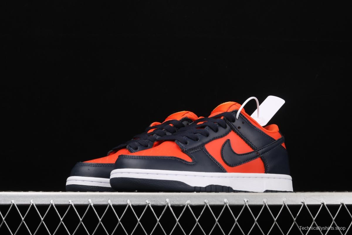 NIKE SB DUNK Low SP Fanta color matching head layer low side leisure sports board shoes CU1727-800