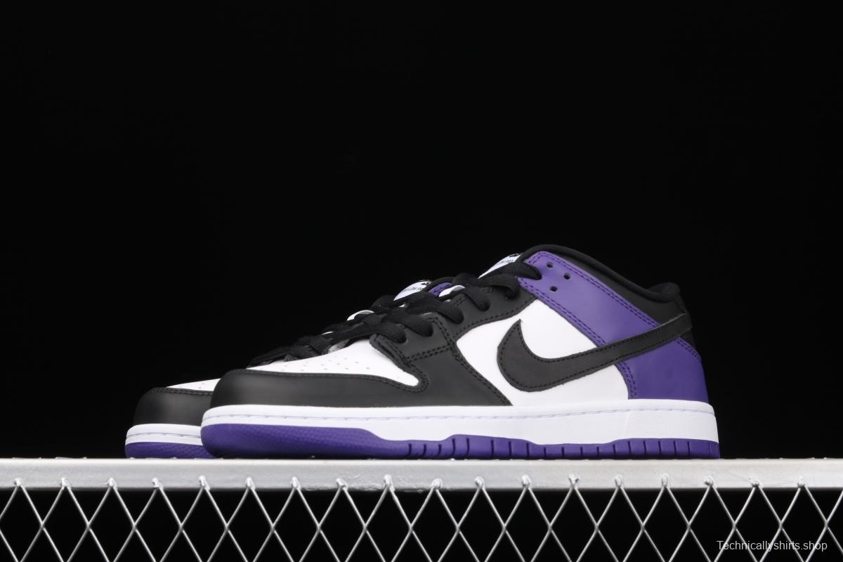 NIKE SB DUNK Low Court Purple black and purple North Carolina low-top leisure sports skateboard shoes BQ6817-500