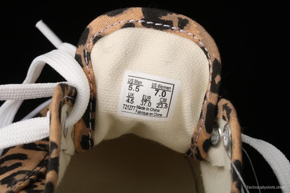 Vans Authentic 2021SS official website limited leopard print low-top casual board shoes VN0AODUNQQ