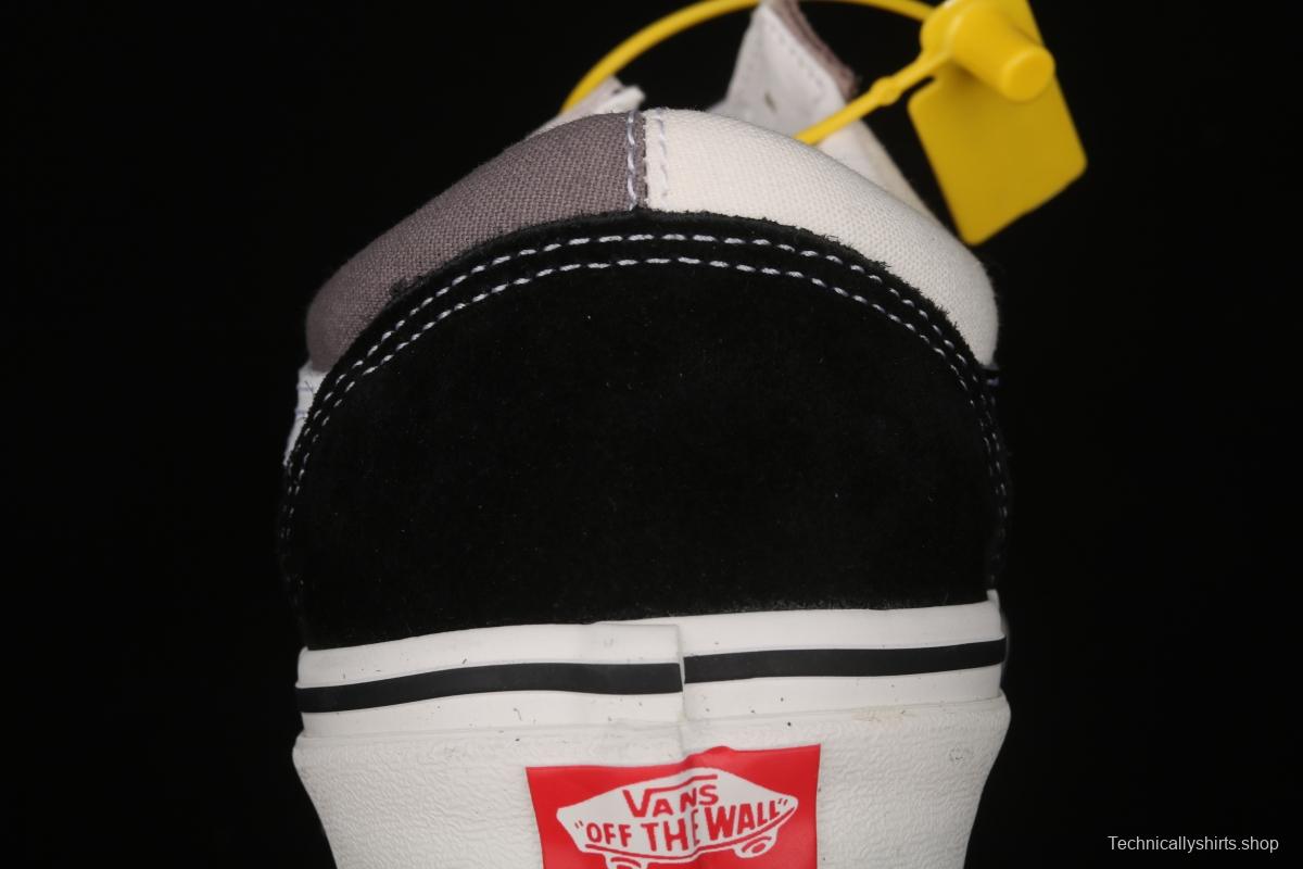 Vans Style 36 million black, white and gray color low-side vulcanized canvas casual shoes VN0A38G2XFI