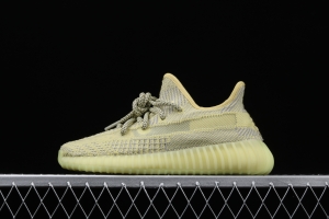 Adidas Yeezy 350 Boost V2 FQ9009 das coconut 350 second generation hollowed-out lemon yellow color matching