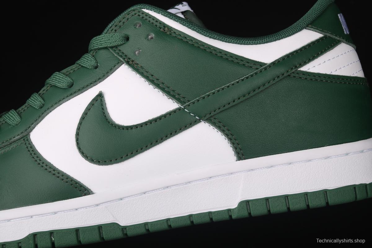 NIKE SB DUNK Low Team Green Michigan White and Green Slam Dunk Series low side Leisure Sports Skateboard shoes DD1391-101