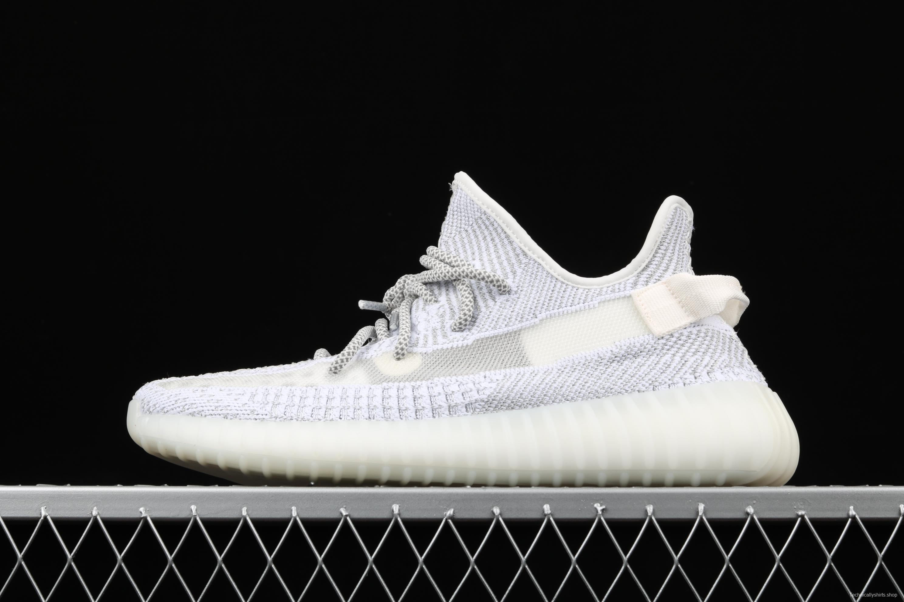 Adidas Yeezy Boost 350V2 Static EF2367 Darth Coconut 350 second generation hollowed-out silk star