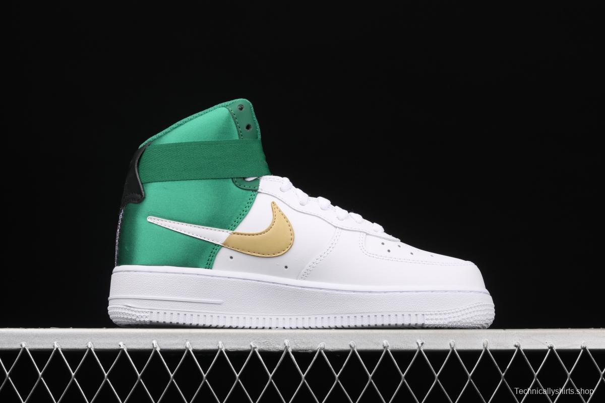 NIKE Air Force 1 High LV8 NBA joint name silk stitching high-top casual board shoes BQ4591-100