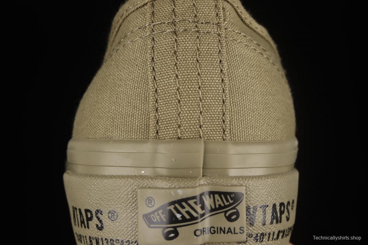 Wtaps x Vault by OG Vans Authentic limited joint style fashion tooling style low-top casual board shoes VN000UDDKBA