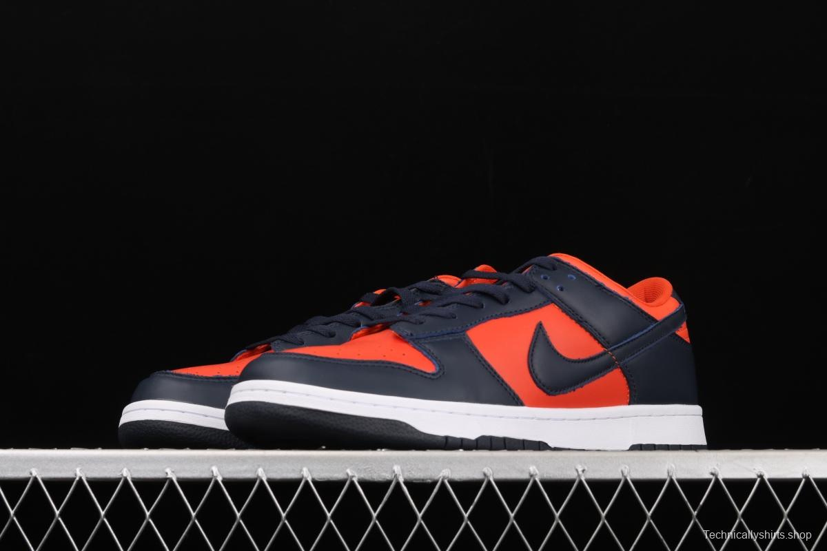 NIKE SB DUNK Low SP Fanta color matching head layer low side leisure sports board shoes CU1727-800