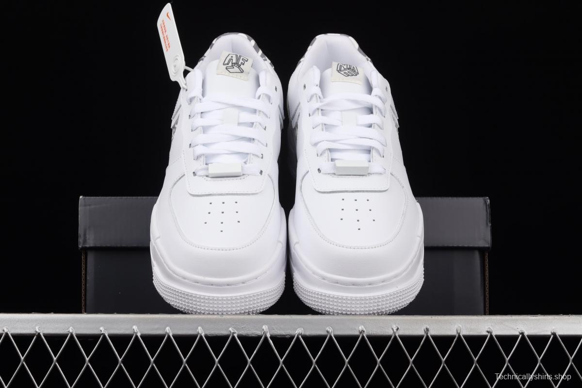 NIKE Air Force 1 Pixel deconstructs Leisure Board shoes DH9632-100 with low Top