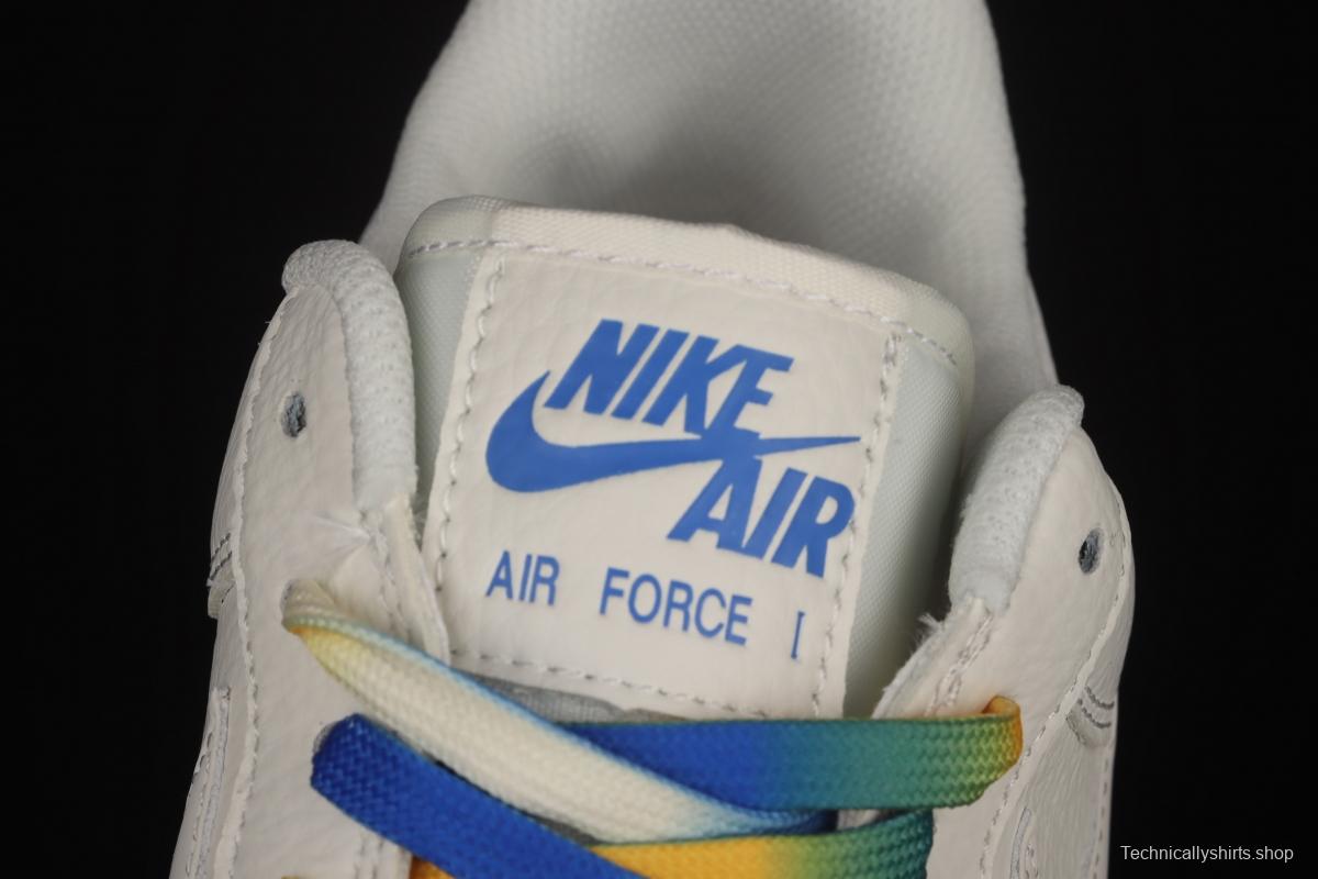 NIKE Air Force 11607 Low Milan Yellow Golden State Warriors City limits Air Force low-top casual board shoes GS6638-150