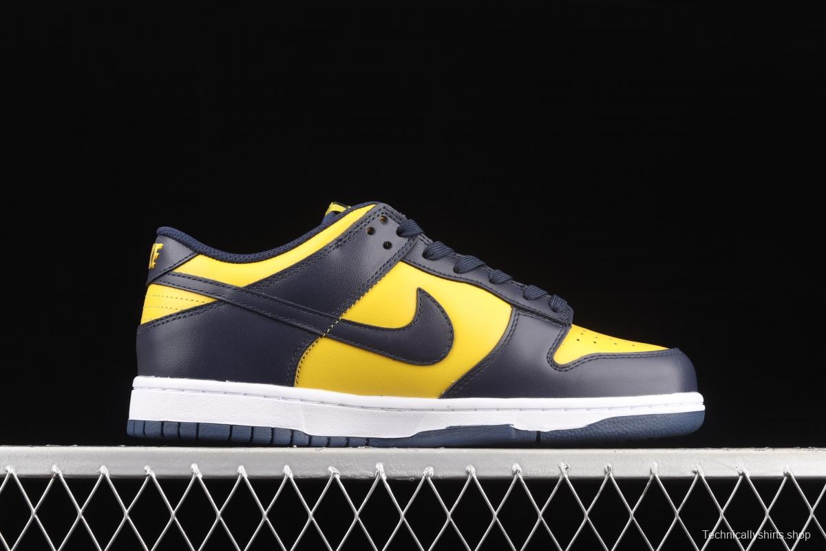 NIKE SB DUNK Low Michigan Michigan color buckle broken backboard fashion casual board shoes DD1391-700