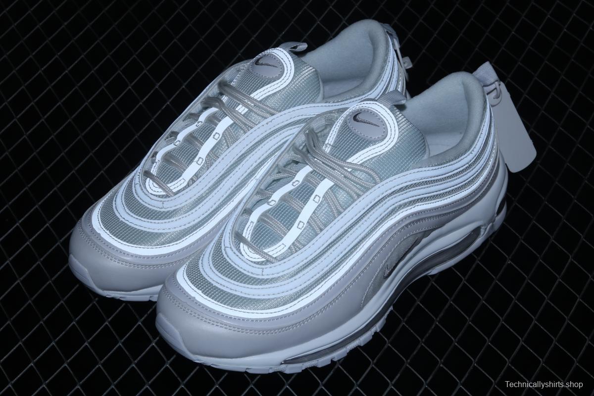 NIKE Air Max 973M reflective all-white bullet air cushion running shoes 921826-101