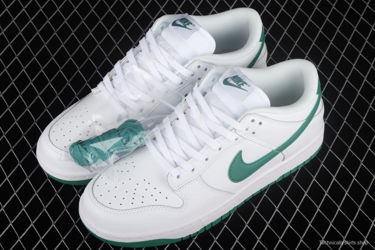 NIKE SB DUNK Low White and Green Celtic SB Slam Dunk Series low-side leisure sports skateboard shoes DD1503-112