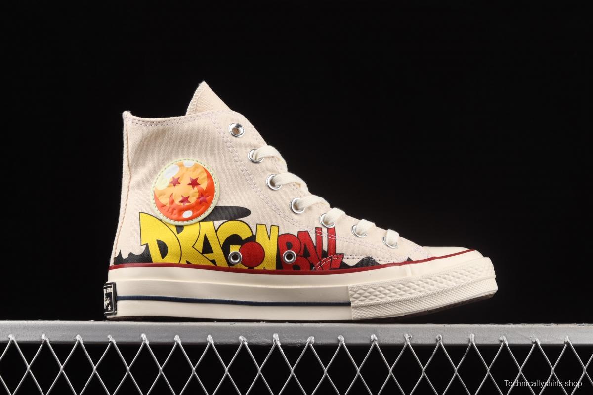 Converse x Seven Dragon Balls comics co-named limited edition high-top casual board shoes 167781C