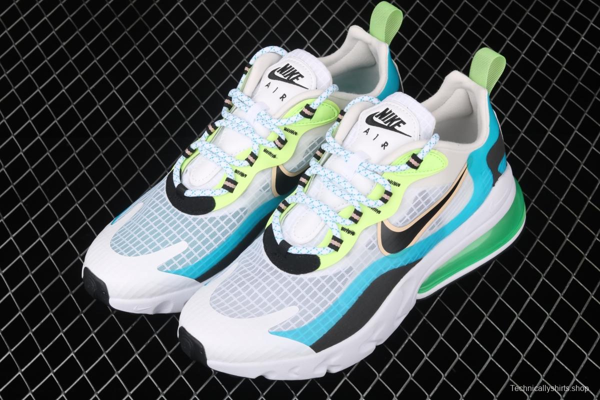 NIKE Air Max 270React new high-frequency mesh hollowing out function half-palm air cushion running shoes CT1265-300