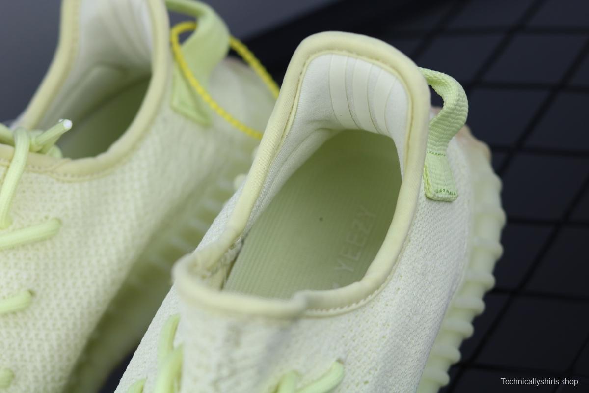 Adidas Yeezy 350V2 Real Boost Basf F36980 Darth Coconut 350 second generation light yellow original BASF popcorn