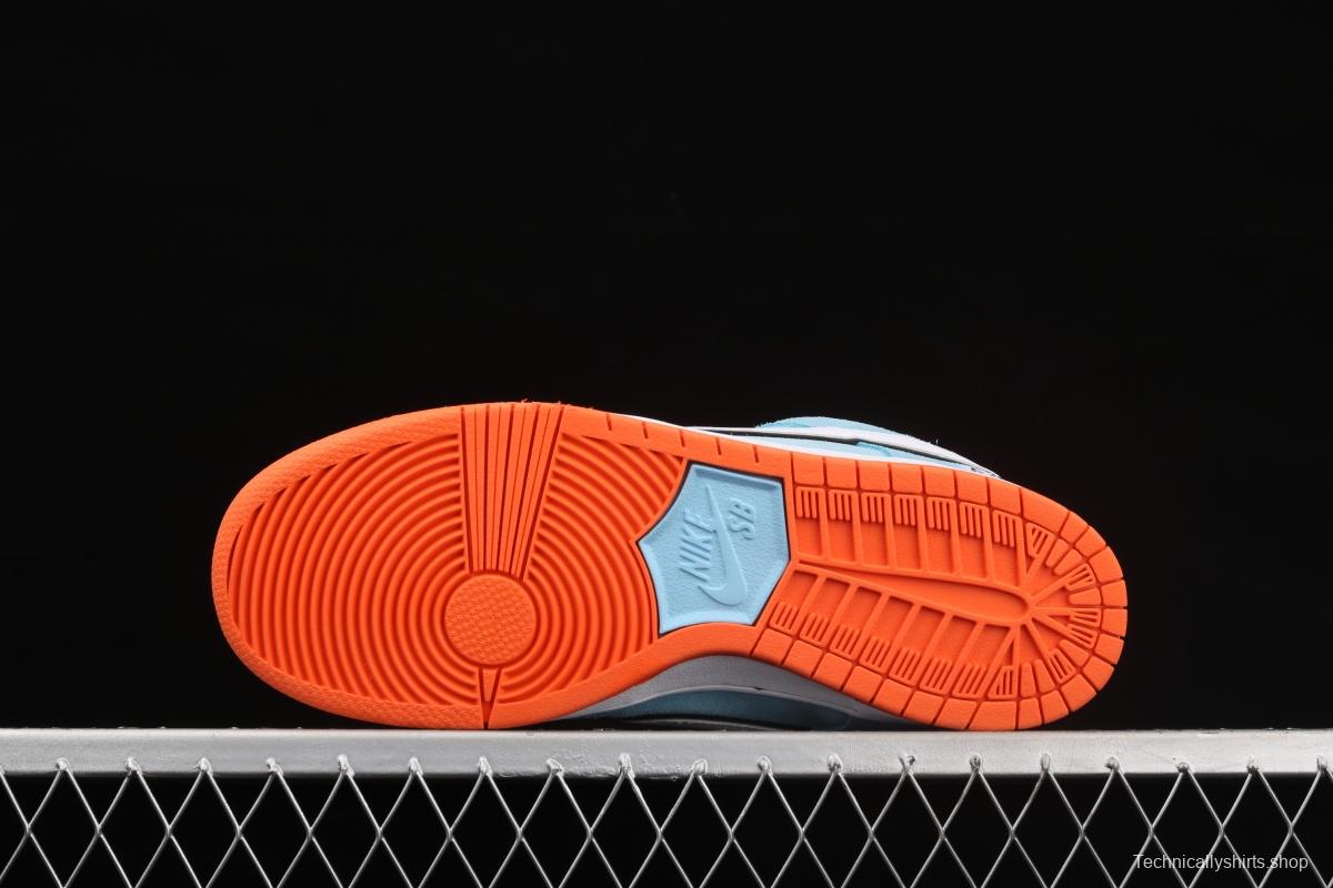 WE CLUB 58 x NIKE SB DUNK Low Pro Club 58 Gulf Slam Dunk Series low side leisure sports skateboard shoes BQ6817-401