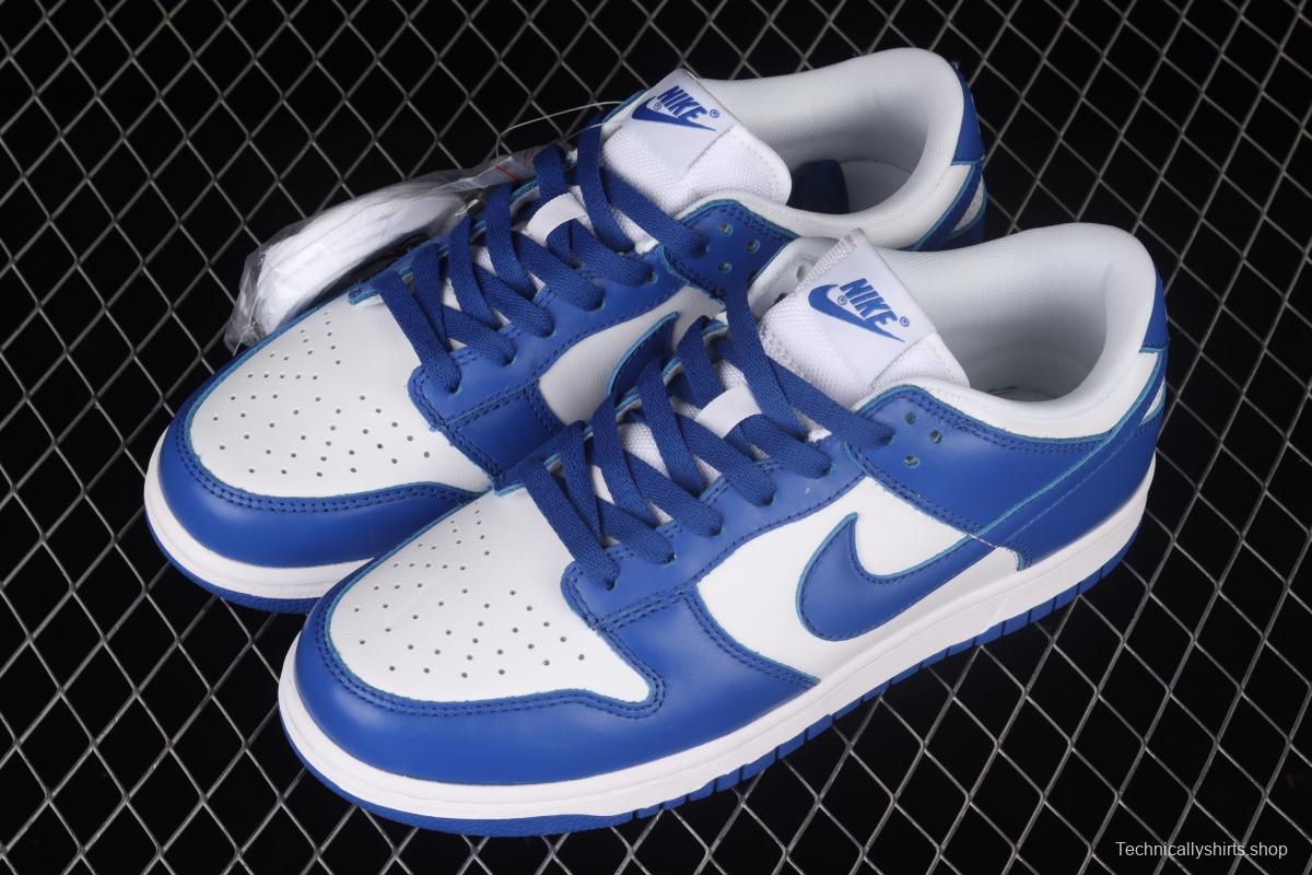 NIKE SB DUNK Low Pro Kentucky White Blue University of Kentucky Board shoes CU1726-100