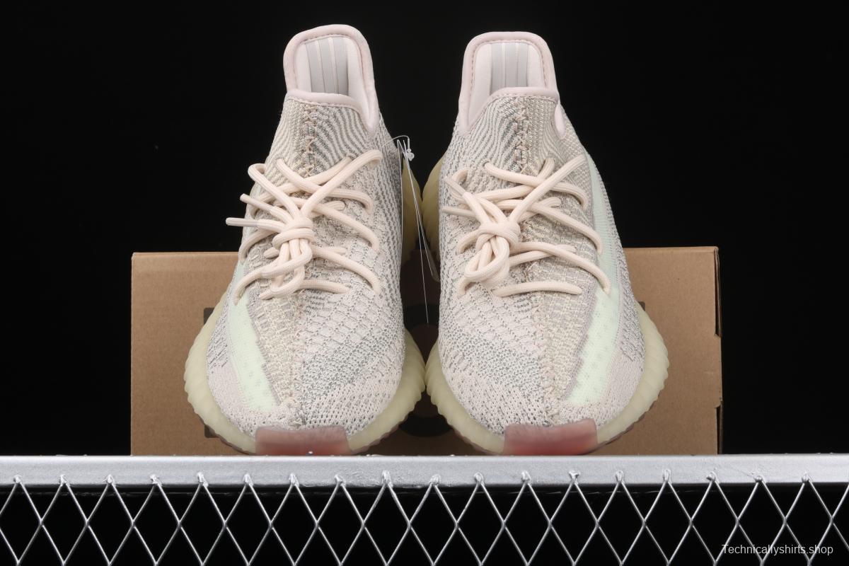 Adidas Yeezy 350 Boost V2 FW5318 Darth Coconut 350 second generation lemon star color match