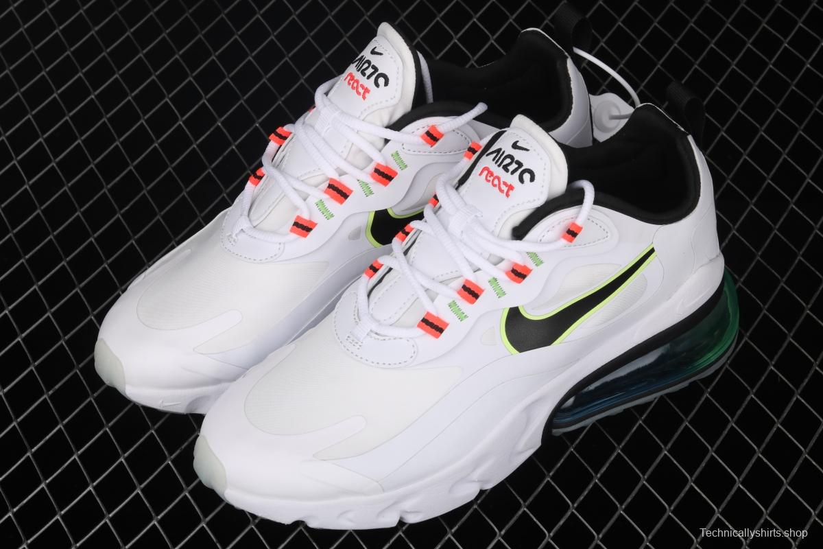 NIKE Air Max 270React new high-frequency mesh function half-palm air cushion cushioning running cloth shoes CZ6685-100