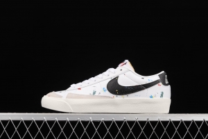 NIKE Blazer Low'77 Vintage White/Light Blue/Grey Classic Trail Blazers low-end leisure sports board shoes DJ1517-100