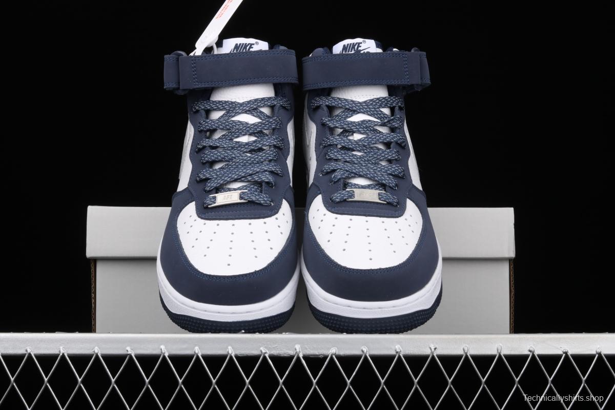 NIKE Air Force 11607 Mid midnight blue Zhongbang casual board shoes AQ2263-115