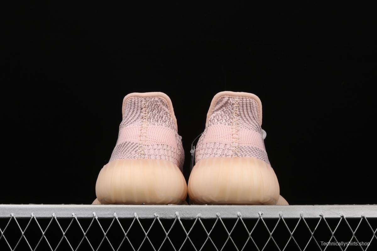 Adidas Yeezy 350 Boost V2 Synth FV5666 Darth Coconut 350 second generation silver powder hollowed out all over the sky BASF Boost original bottom