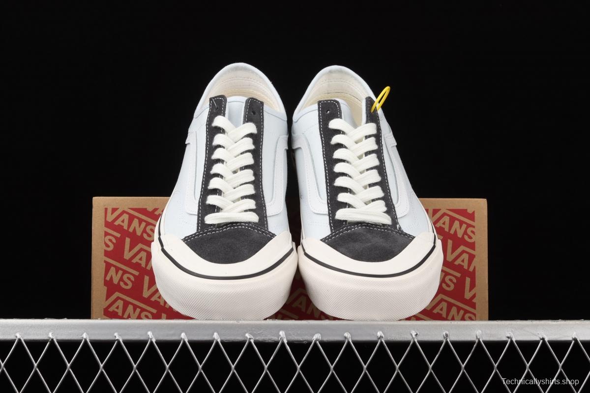 Vans Style 36 grayish blue new half-crescent toe low-top casual board shoes VN0A3DZ32BR