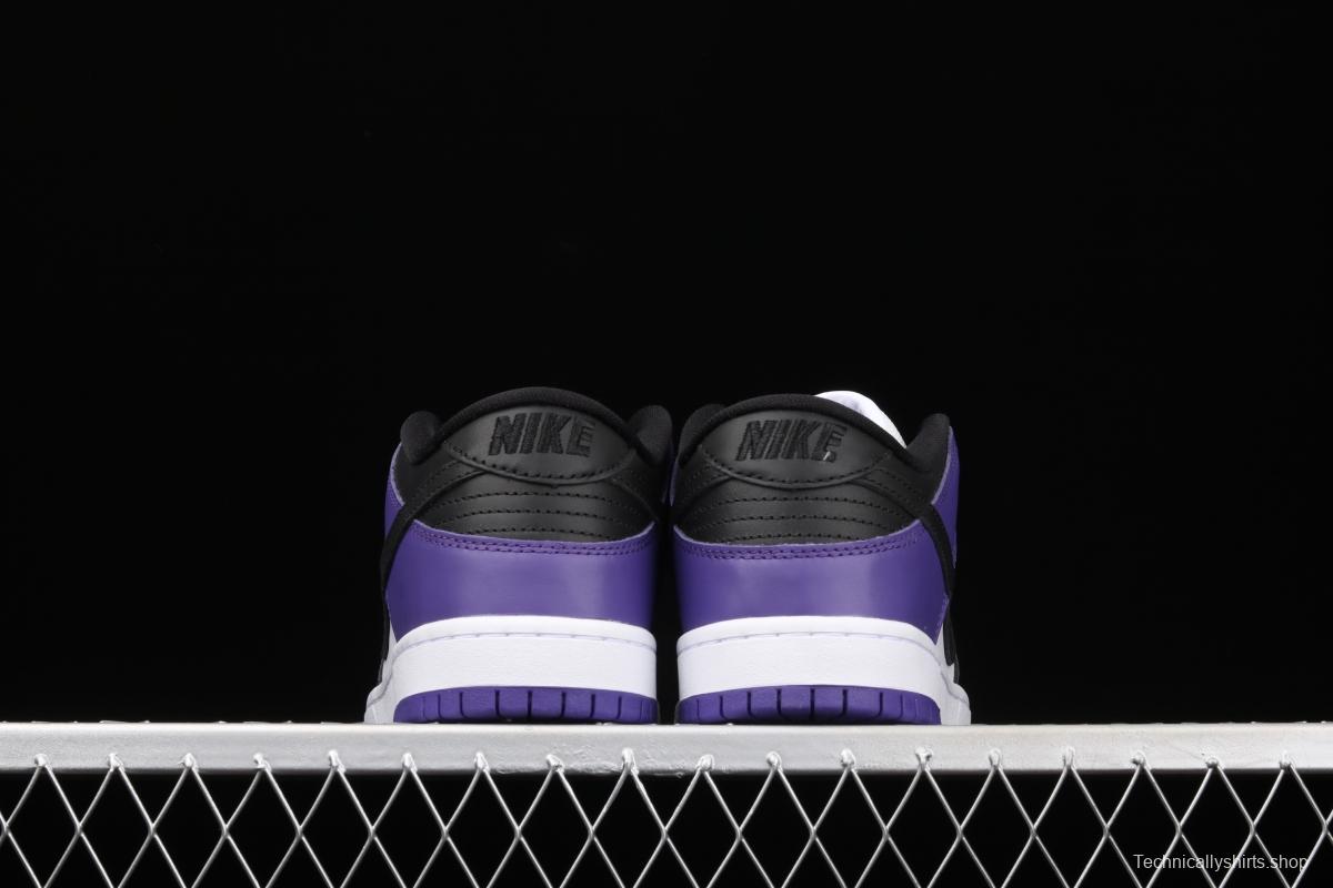 NIKE SB DUNK Low Court Purple black and purple North Carolina low-top leisure sports skateboard shoes BQ6817-500