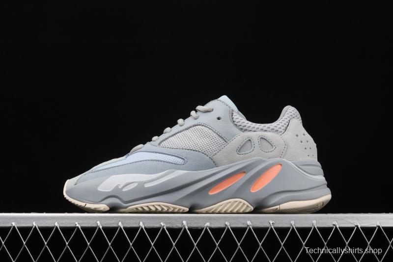 Adidas Yeezy Boost 700 Inertia EG7597 Kanye Coconut 700 Grey Orchid running shoes BASF Popcorn