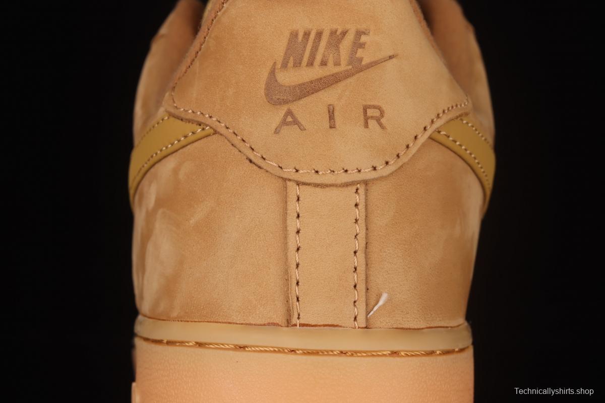 NIKE Air Force 1'07 WB AF1 suede wheat color head low upper board shoes CJ9179-200