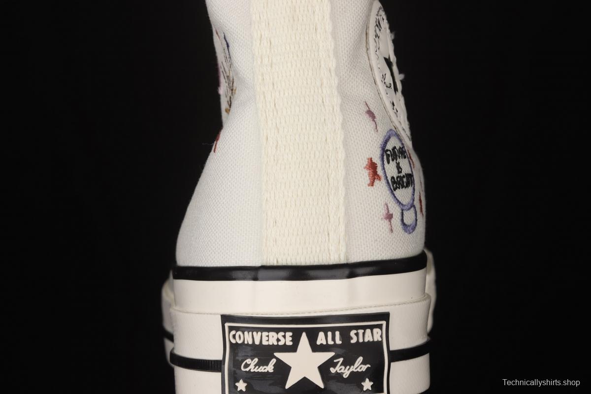 Converse Chuck 70 embroidered Star High Top Leisure Board shoes 572431C