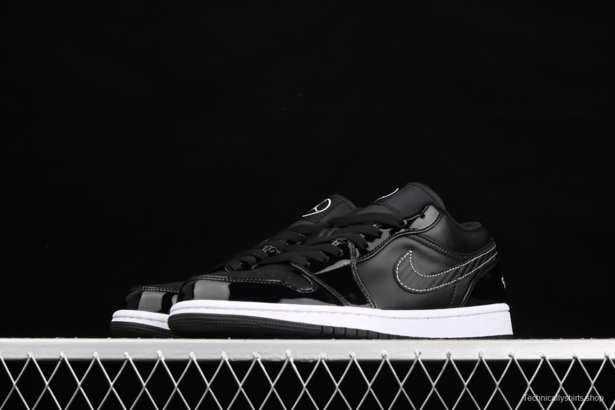 Air Jordan 1 Low ASW low-top all-Star patent leather black low-top basketball shoes DD1650-001