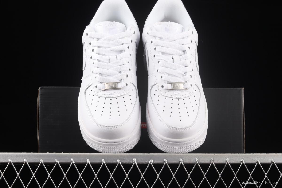 Supreme x NIKE Air Force 1y07 Air Force Joint style low-side Sports Leisure Board shoes CU9225-100