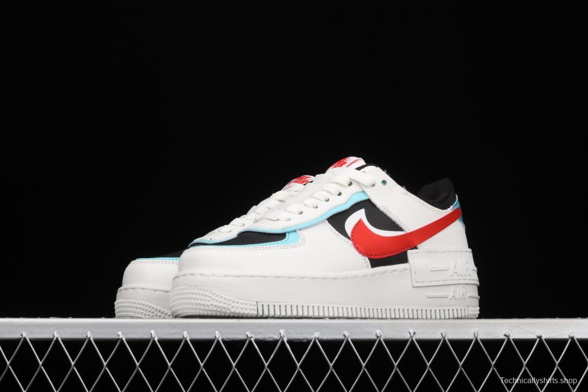 NIKE Air Force 1 ShAdidasow Rtl light weight heightened low-top board shoes DA4291-100