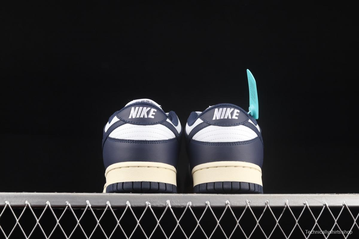 NIKE SB DUNK Low Navy Blue navy blue color SB buckle rebound fashion casual board shoes DD1503-115