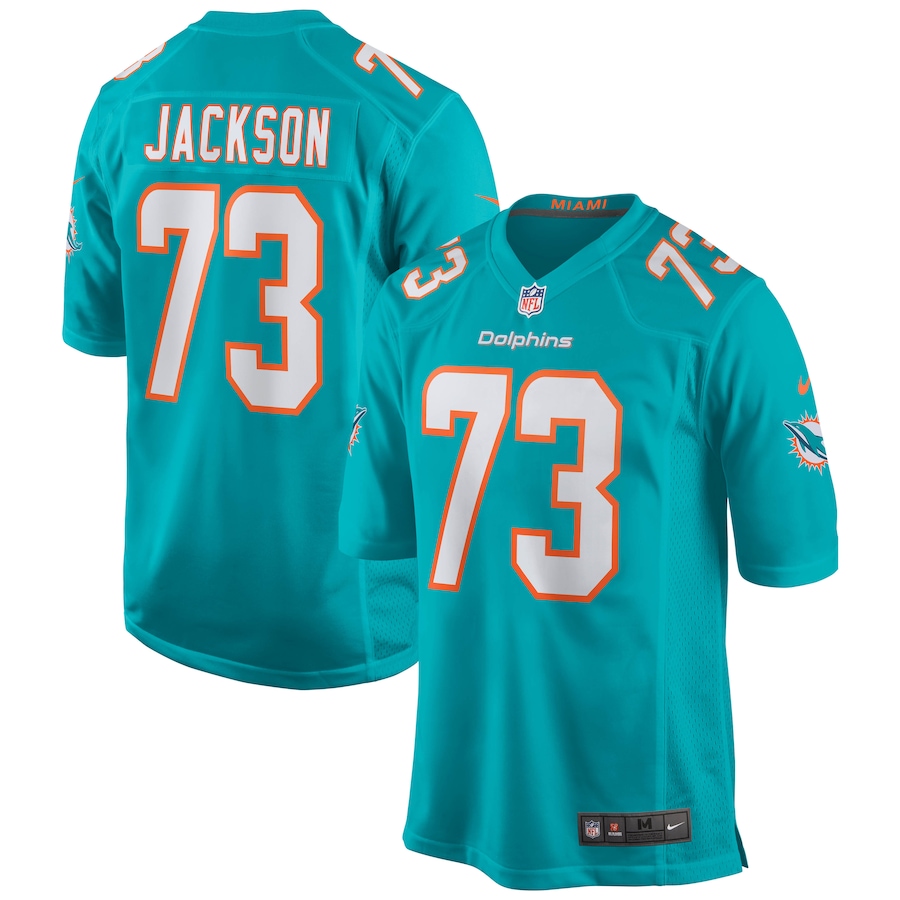 Men's Austin Jackson Aqua 2020 Draft First Round Pick Player Limited Team Jersey