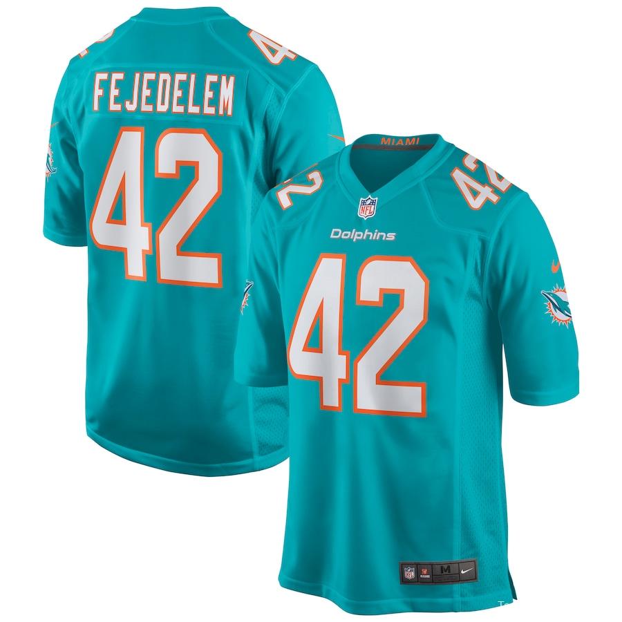 Men's Clayton Fejedelem Aqua Player Limited Team Jersey