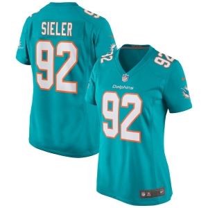 Women's Zach Sieler Aqua Player Limited Team Jersey