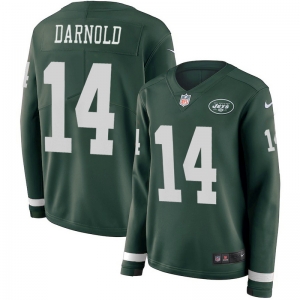 Men's Jamal Adams Green Therma Long Sleeve Player Limited Team Jersey