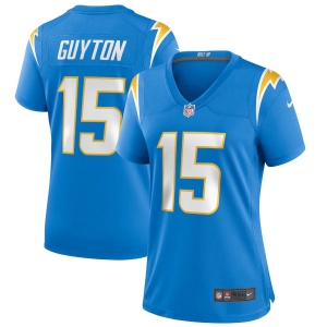 Women's Jalen Guyton Powder Blue Player Limited Team Jersey