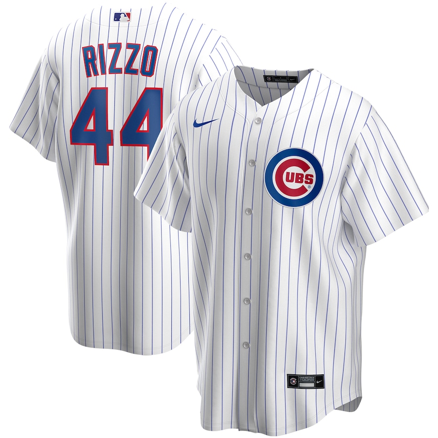Men's Anthony Rizzo White Home 2020 Player Team Jersey