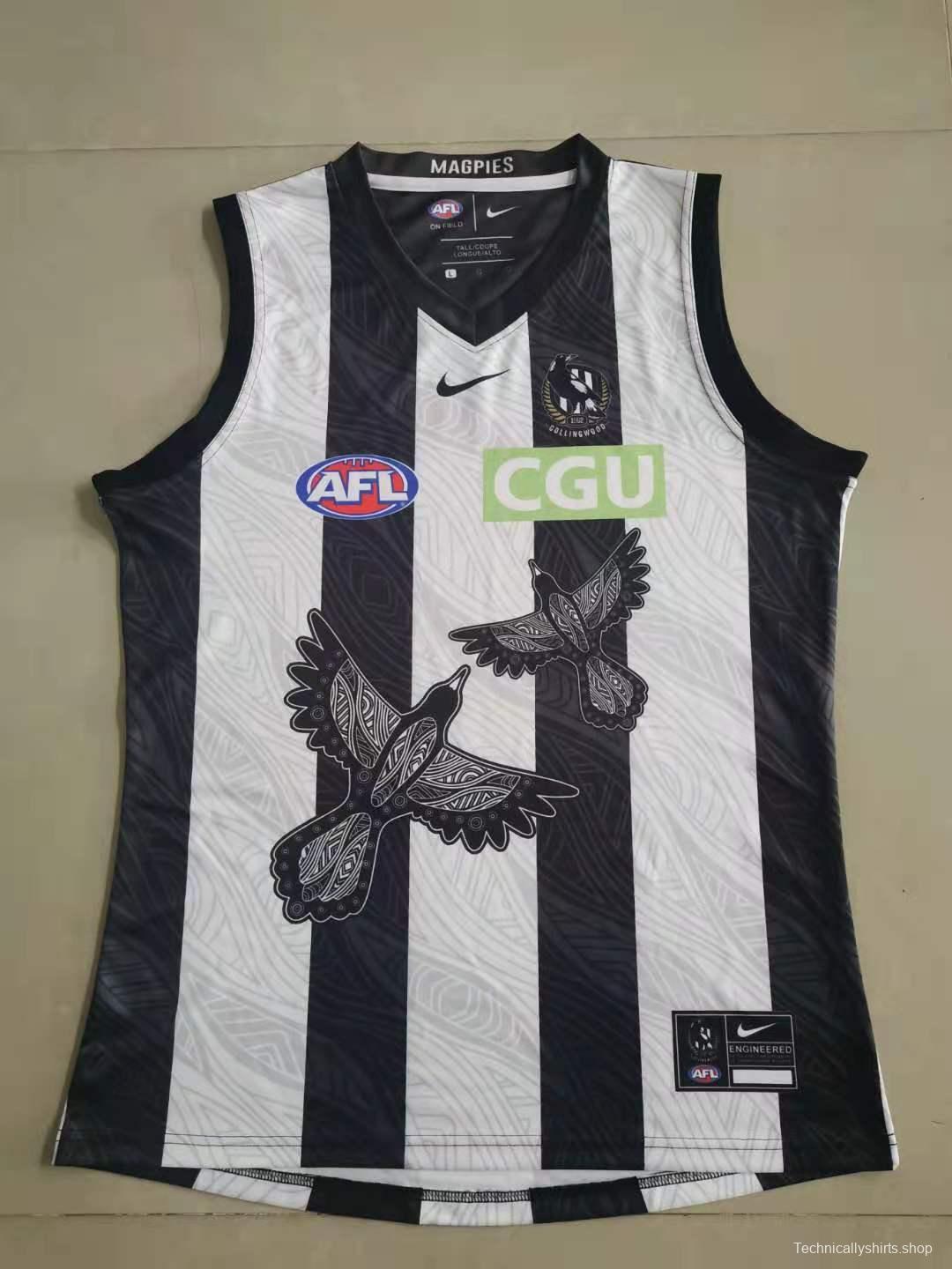 Collingwood Magpies 2021 Men's Indigenous Guernsey