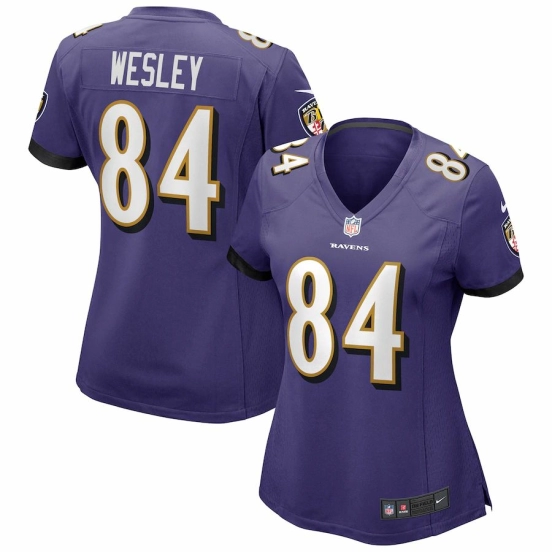 Women's Antoine Wesley Purple Player Limited Team Jersey