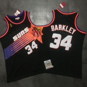 Men's Charles Barkley Black Retro Classic Team Jersey