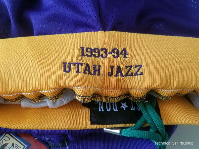 Utah 1993-94 Throwback Classics Basketball Club Shorts